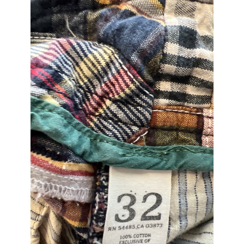 American Eagle Mens 32 Patchwork Plaid Preppy Chi… - image 14